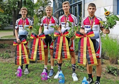 Zwei Meininger Radsportler kommen zu Medaillenehren